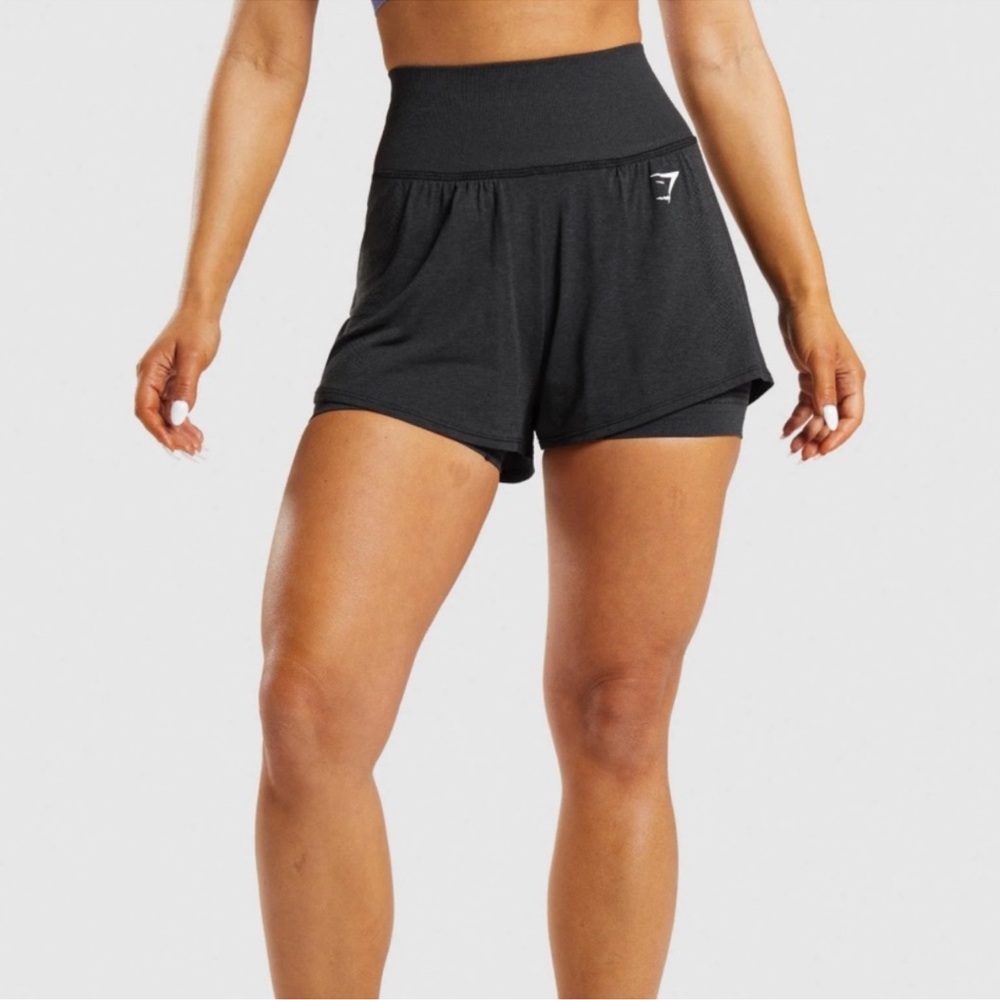 Gymshark Black Athletic Shorts
